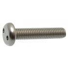 Vis à métaux inviolables  -  Tête cylindrique Snake eye   -   M  6  x  30   -   Inox A2