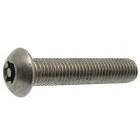 Vis à métaux inviolables  -  Tête bombée 6 lobes+téton   -   M 10  x  60   -   Inox A2