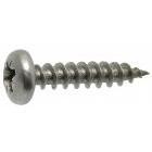 Vis pour aggloméré  -  Tête cylindrique empreinte Pozidrive   -   M 3,5  x  30   -   Inox A4