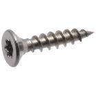 Vis pour aggloméré  -  Tête fraisée empreinte 6 lobes   -   M 6  x  80   -   Inox A4