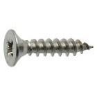 Vis pour aggloméré  -  Tête fraisée empreinte Pozidrive   -   M 3  x  16   -   Inox A2