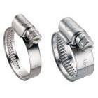 Colliers à bande non perforée 12 mm   -   DIN 3017   -   M  80 / 100   -   Inox A2