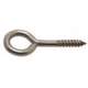 VBAPIT0205010I2  -  Piton à filetage bois    -   M 2,5  x  10   -   Inox A2 - les 200 pièces